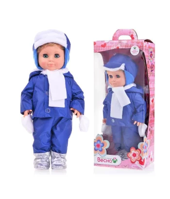 Кукла Мальчик дидактический 2 кукла пластмассовая 43 см Весна Весна В3147